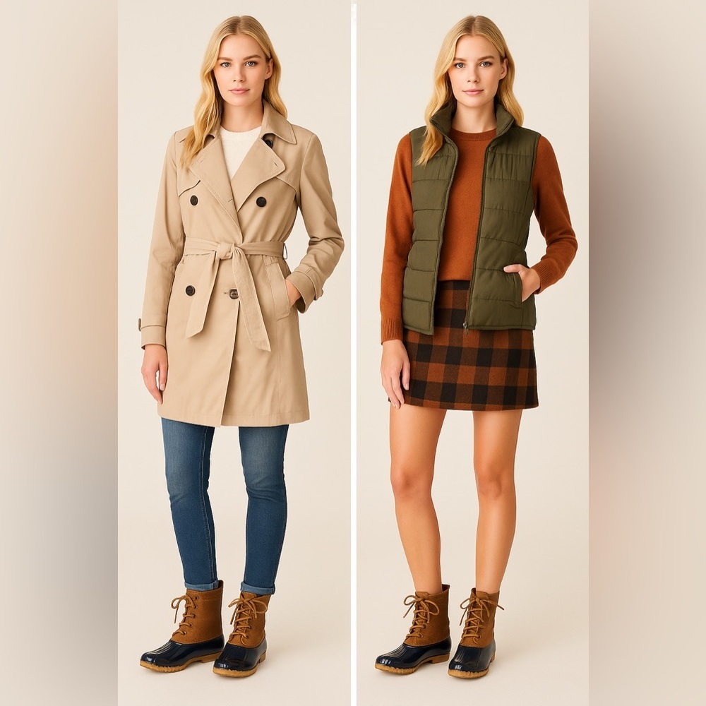 JBU Brown and Black Winter & Rain Boots